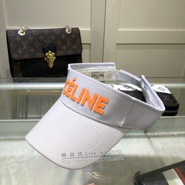 CELINE女士帽子 賽琳空頂遮陽帽  mm1164